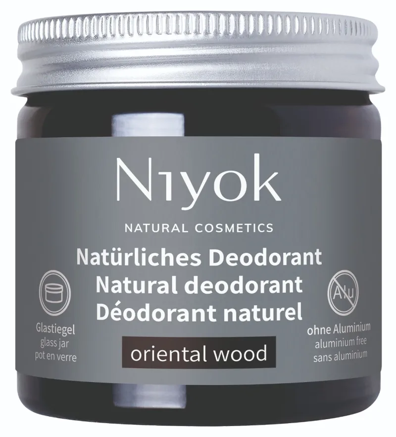 Deodorant crema 100% natural cu aroma de Oriental Wood, 40ml, Niyok — preț și oferte
