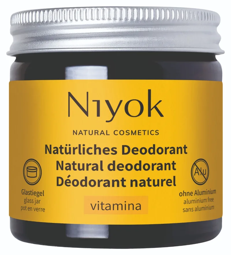 Deodorant crema 100% natural Vitamina, 40ml, Niyok — preț și oferte
