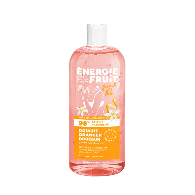 Gel de dus hidratant pentru piele uscata cu Floare de Portocal, 500ml, Energie Fruit — preț și oferte
