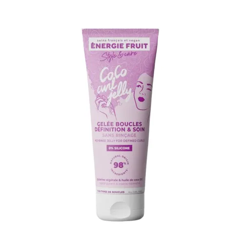 Gel fara clatire pentru bucle definite cu ulei de cocos organic, 200ml, Energie Fruit — preț și oferte