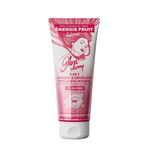 Masca de par 2 in 1 pentru stralucire intensa si descurcare cu Extract de cirese, 200ml, Energie Fruit — preț și oferte