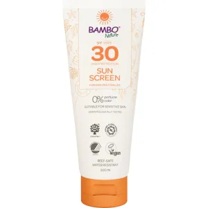 Crema cu protectie solara pentru copii SPF30, 200ml, Bambo Nature