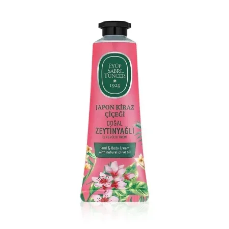 Crema de maini si de corp cu ulei natural de masline Japanese Cherry Blossom, 50ml, Eyüp Sabri Tuncer — preț și oferte