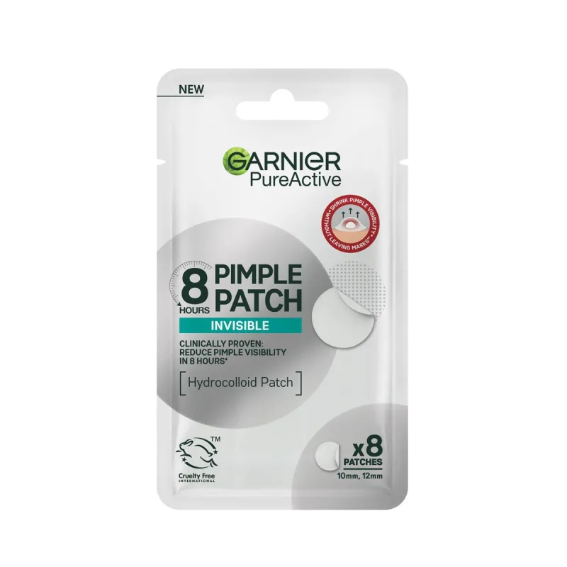 Plasturi hidrocoloidali Pure Active pentru cosuri, 8 bucati, Garnier — preț și oferte