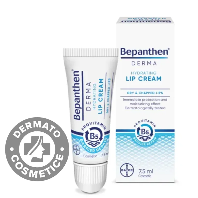Crema hidratanta pentru buze Bepanthen Derma, 7.5ml, Bayer — preț și oferte
