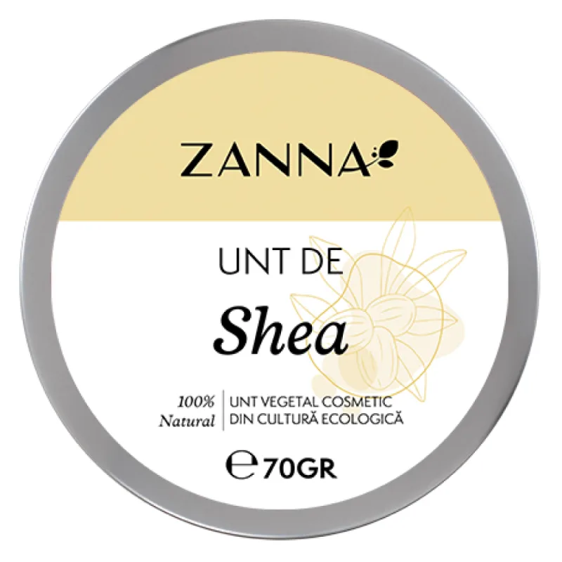 Unt de shea pentru uz cosmetic, 70g, Zanna — preț și oferte
