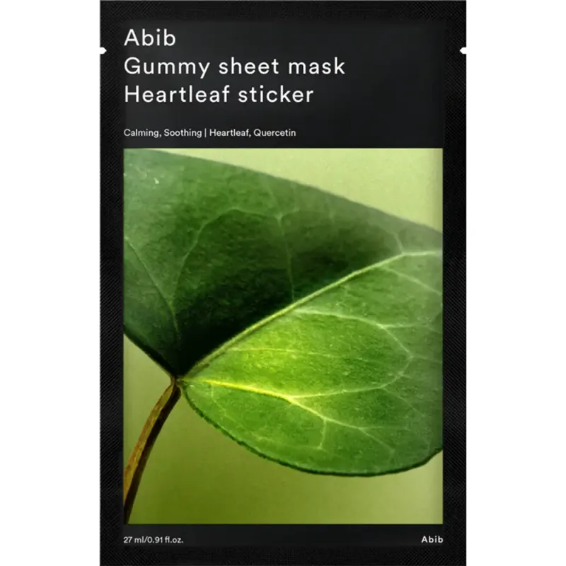 Masca de fata tip servetel calmanta Heartleaf Sticker, 27ml, Abib — preț și oferte