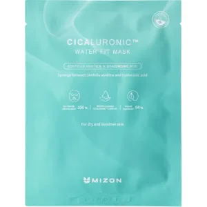 Masca de fata calmanta Cicaluronic Water Fit, 24ml, Mizon