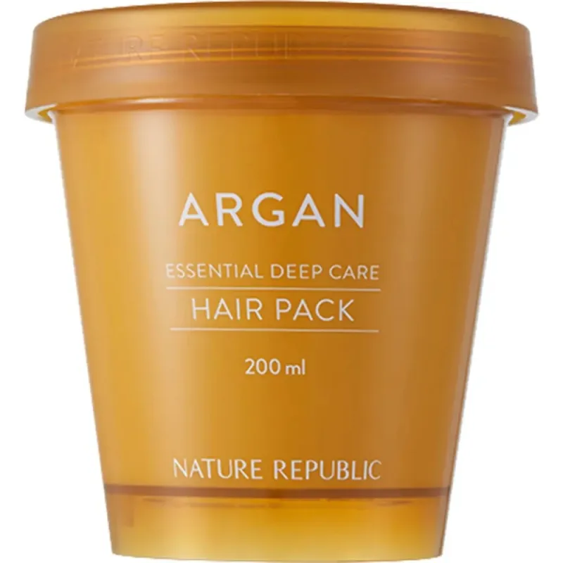 Masca pentru par deteriorat Argan Essential Deep Care Hair Pack, 200ml, Nature Republic — preț și oferte