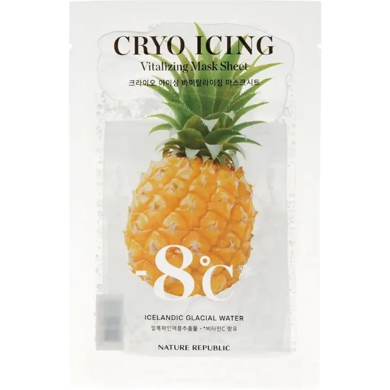 Masca tip servetel revitalizanta cu ananas Cryo Icing, 27ml, Nature Replublic Nature Republic — preț și oferte