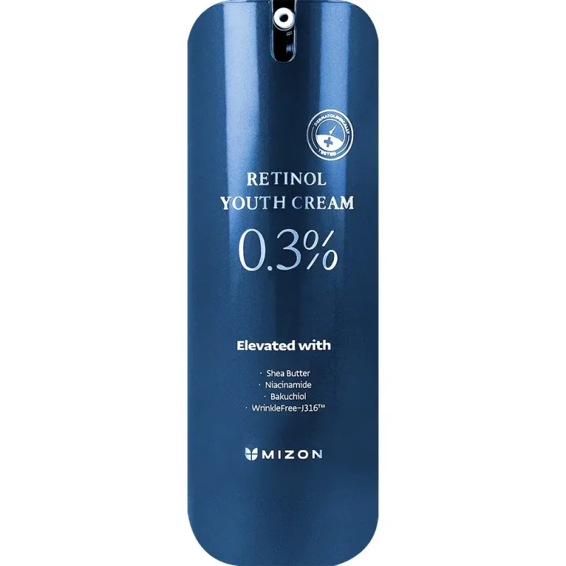 Crema de fata antirid cu retinol 0.3% Youth, 26g, Mizon — preț și oferte