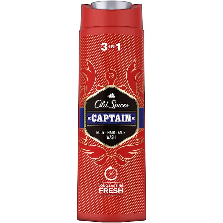 Gel de dus Captain, 400ml, Old Spice — preț și oferte