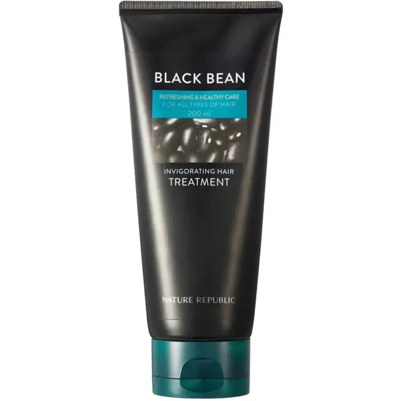 Masca tratament pentru par Black Bean, 200ml, Nature Republic — preț și oferte