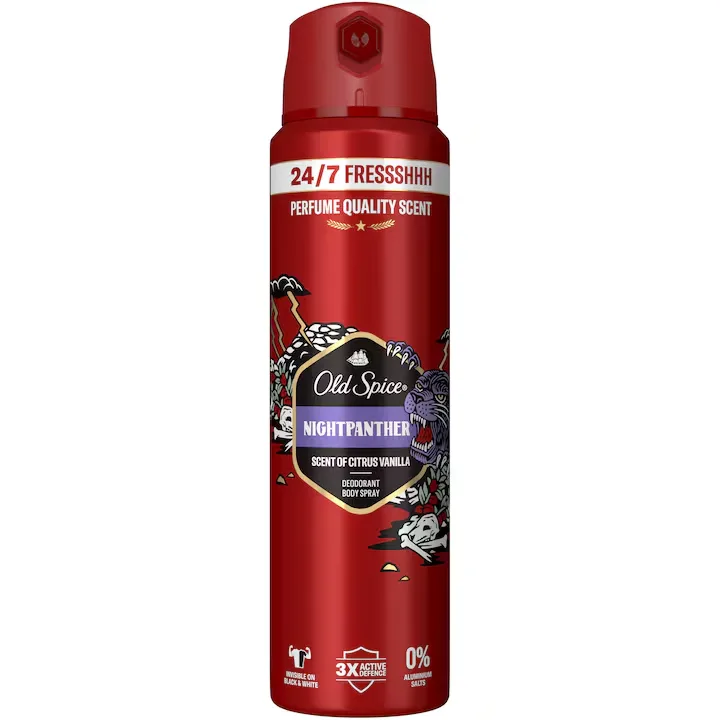 Deodorant spray pentru barbati Night Panther, 150ml, Old Spice — preț și oferte