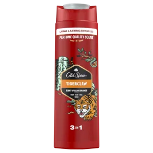 Gel de dus si sampon pentru barbati Tiger Claw, 400ml, Old Spice