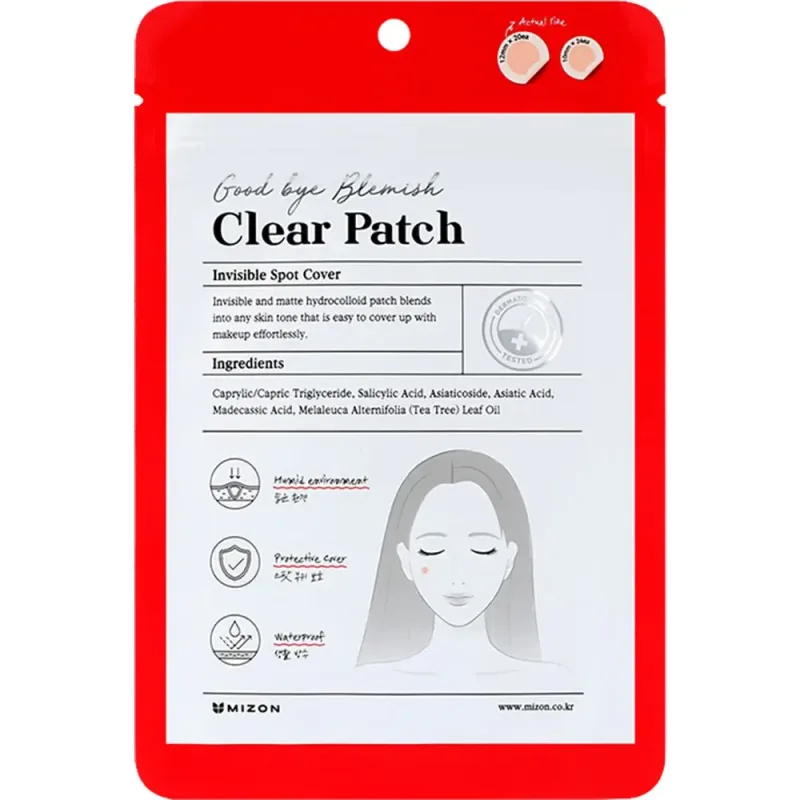 Plasturi hidrocoloidali antiacnee Good Bye Blemish, 44 bucati, Mizon — preț și oferte