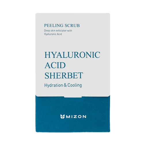 Scrub facial cu acid hialuronic si efect de peeling, 40 bucati, Mizon — preț și oferte