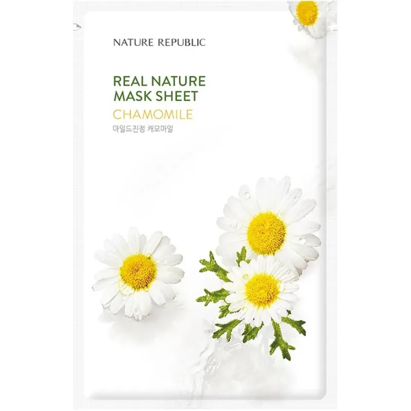 Masca de fata cu musetel Real Nature, 23g, Nature Republic — preț și oferte