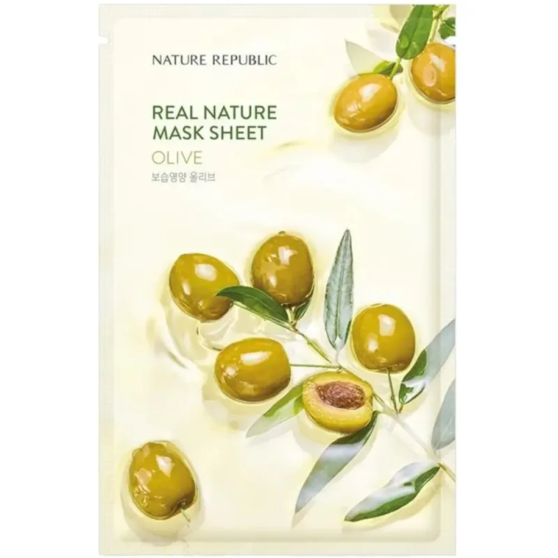 Masca hidratanta pentru fata cu masline, 23g, Nature Republic — preț și oferte