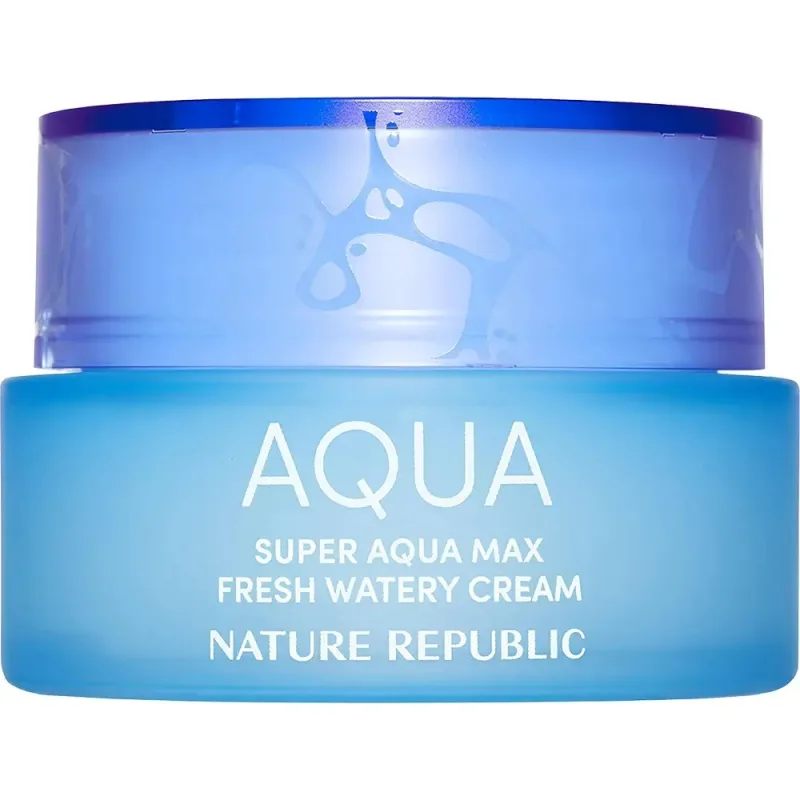 Crema hidratanta pentru fata Fresh Watery Super Aqua Max, 80g, Nature Republic — preț și oferte