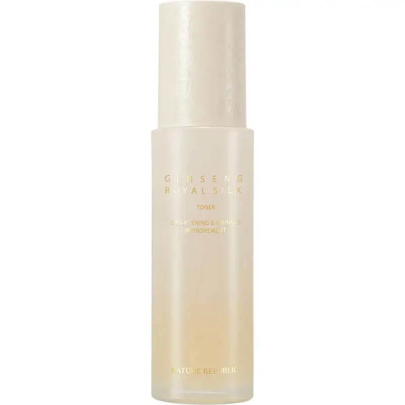 Toner hidratant pentru fata cu efect antirid Ginseng Royal Silk, 130ml, Nature Republic — preț și oferte