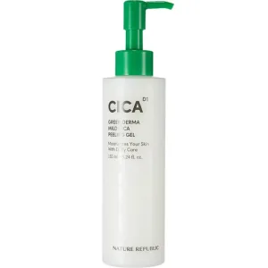 Gel exfoliant cu Centella Asiatica Green Derma, 155ml, Nature Republic
