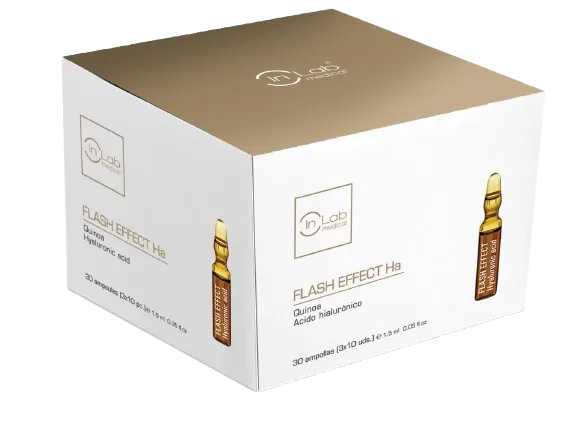 Fiole cu acid hialuronic Flash Effect, 30 x 1.5ml, InLab Medical — preț și oferte