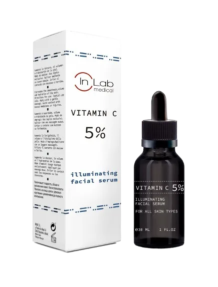 Ser pentru fata concentrat cu 5% Vitamina C, 30ml, InLab Medical — preț și oferte