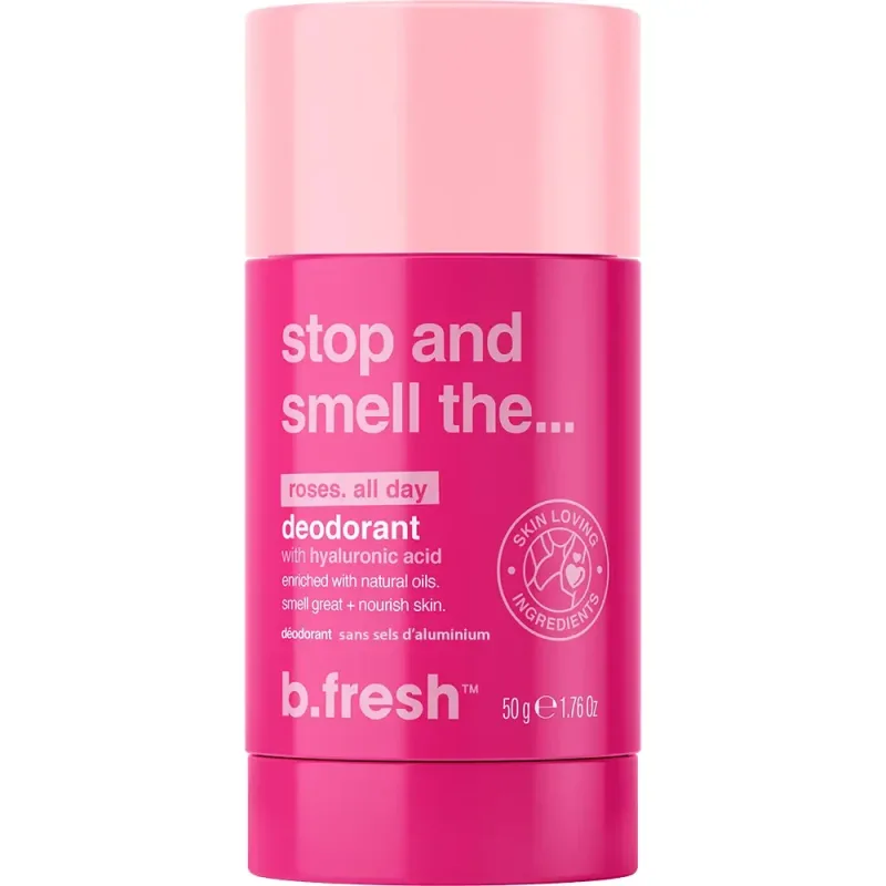 Deodorant cu trandafir Stop and smell the roses all day, 50g, B.fresh — preț și oferte