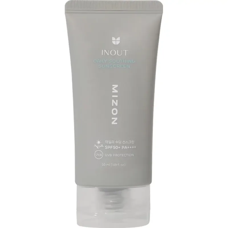 Crema pentru fata cu SPF50+ PA++++ Inout Daily Soothing, 50ml, Mizon — preț și oferte