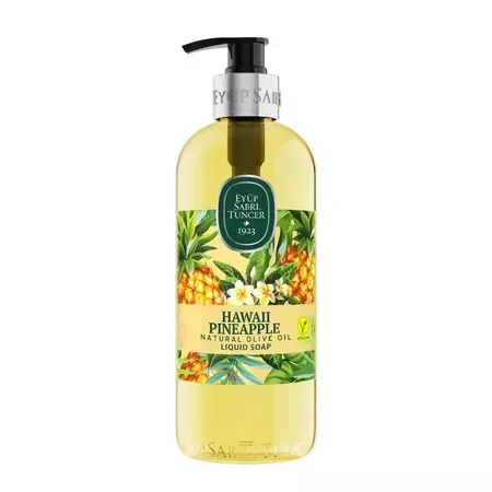 Sapun lichid cu ulei natural de masline Hawaii Pineapple, 500ml, Eyup Sabri Tuncer — preț și oferte