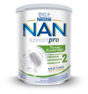 Formula de lapte praf Nan Expert Pro Total Comfort 2 de la 6 luni, 800g, Nestle