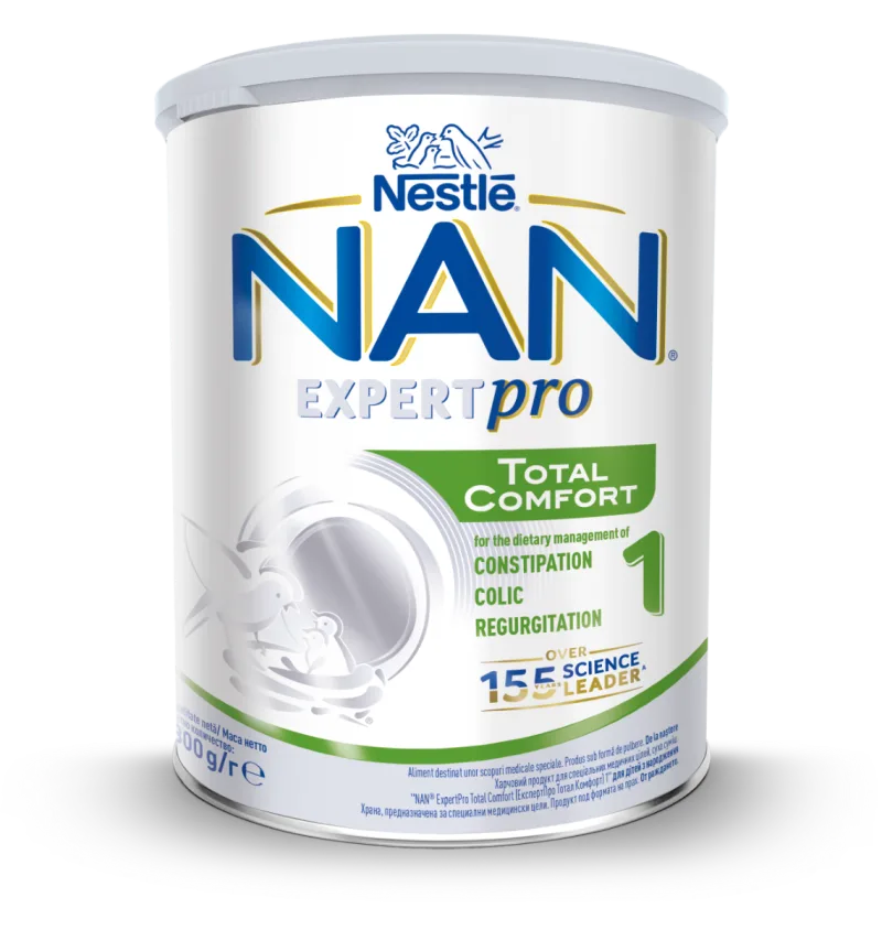 Formula de lapte praf Nan Expert Pro Total Comfort 1, 800g, Nestle — preț și oferte
