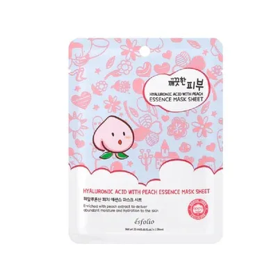 Masca pentru fata cu acid hialuronic si esenta de piersica, 25ml, Esfolio — preț și oferte