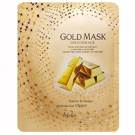 Masca pentru fata cu esenta de particule de aur, 25ml, Esfolio — preț și oferte