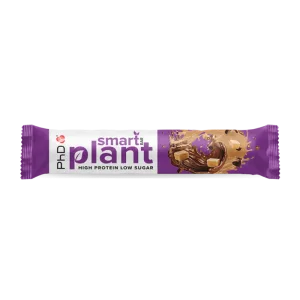 Baton proteic vegetal Vanilla Fudge Smart Bar, 64g, PhD