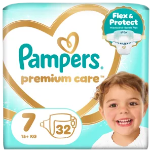 Scutece Pampers Premium Care marimea 7 15kg+, 32 bucati, Pampers