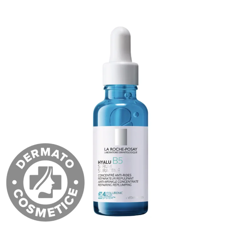 Serum supra-activat cu acid hialuronic si efect antirid Hyalu B5, 30ml, La Roche-Posay — preț și oferte
