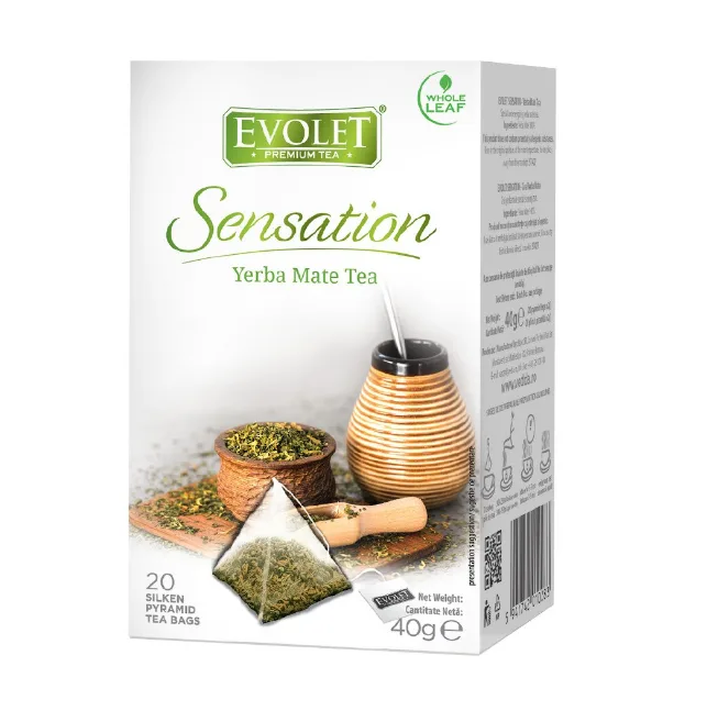 Ceai Yerba Mate, 20 plicuri, Evolet — preț și oferte