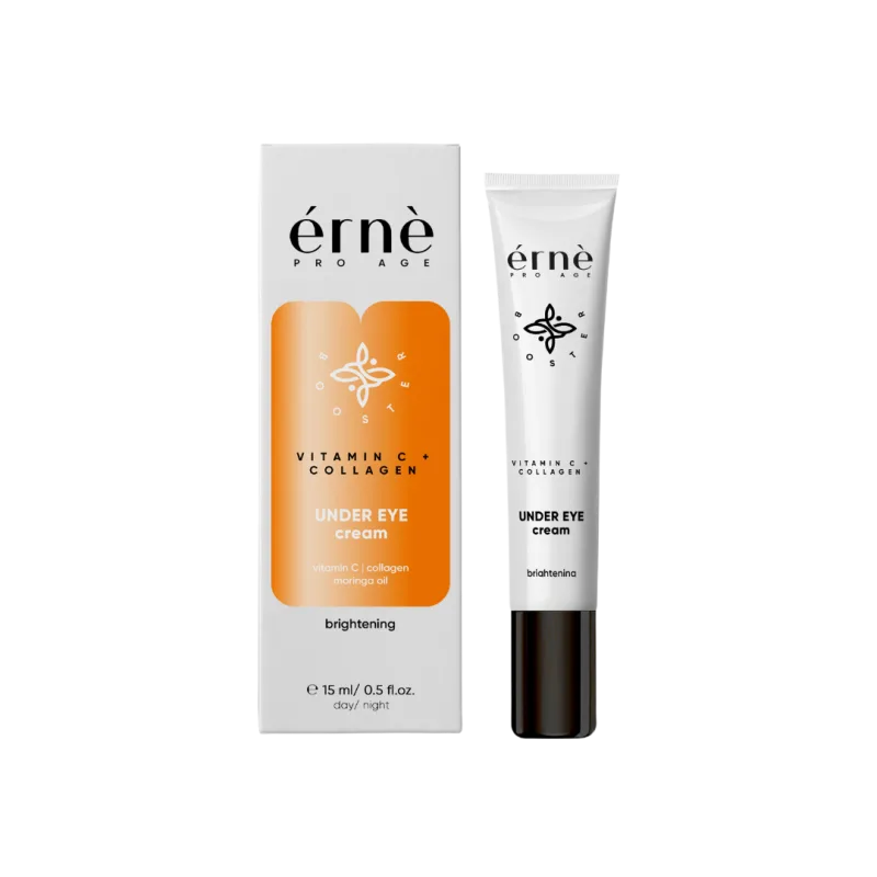 Crema iluminatoare pentru ochi cu Vitamina C si Colagen, 15ml, Erne — preț și oferte