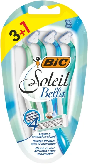 Pachet Aparat de ras Soleil Bella, 4 bucati, BIC