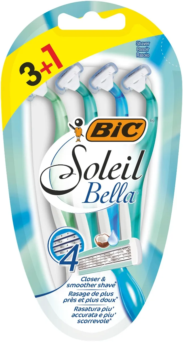 Pachet Aparat de ras Soleil Bella, 4 bucati, BIC — preț și oferte