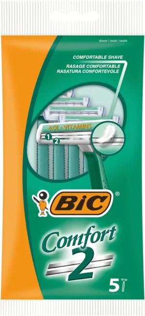 Pachet Aparat de ras Comfort 2, 5 bucati, BIC