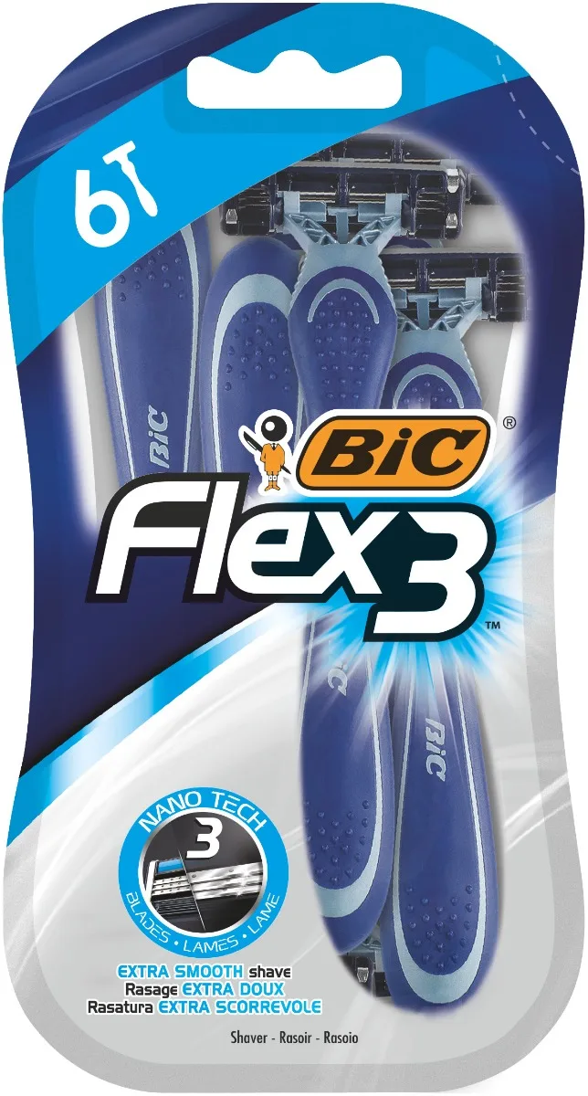 Pachet Aparat de ras Flex 3, 6 bucati, BIC — preț și oferte