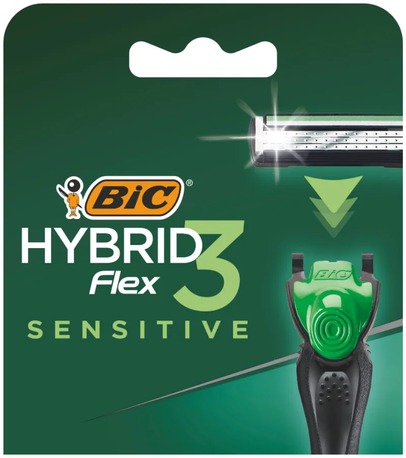 Pachet Rezerve pentru aparat de ras Flex 3 Sensitive, 4 bucati, BIC — preț și oferte