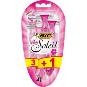 Pachet Aparat de ras Miss Soleil, 4 bucati, BIC
