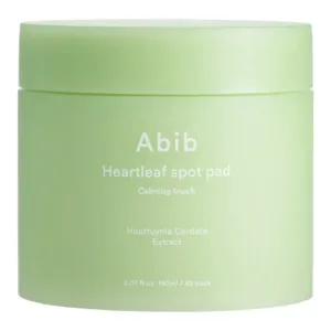 Dischete tonice cu efect calmant Heartleaf, 80 bucati, Abib