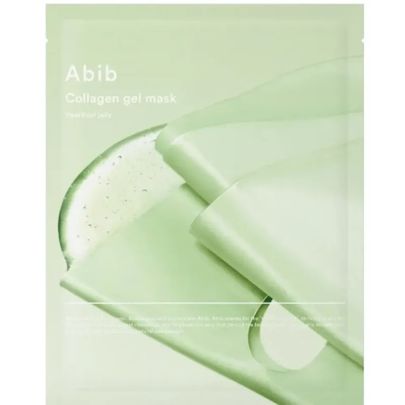 Masca gel hidratanta pentru fata cu colagen Heartleaf Jelly, 35ml, Abib — preț și oferte