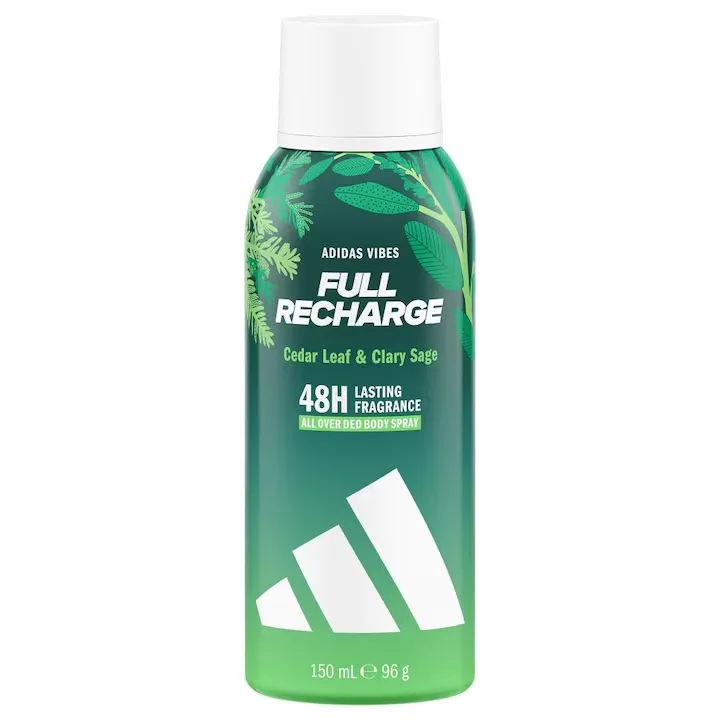 Deodorant spray Vibes Full Recharge, 150ml, Adidas — preț și oferte