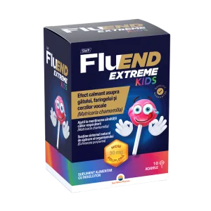Fluend Extreme Kids, 10 acadele, Sun Wave Pharma